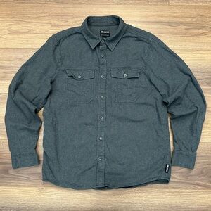 Outdoor Research Men’s Sandpoint Flannel Shirt in Gray Size Large